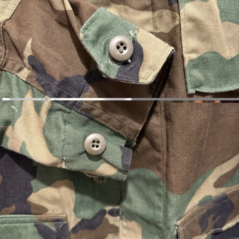 U S Army Camo Airborne Jacket. Mens Medium/long
